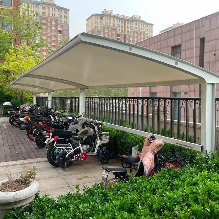 巫山县膜结构电动车棚